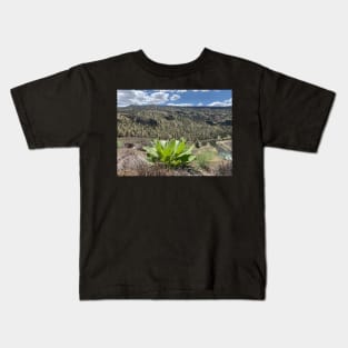 Woolly Mullien on the Sagebrush Juniper Steppe High desert Kids T-Shirt